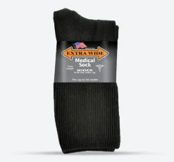 Mens Extra Wide 5850 Comfort Fit Medical Socks