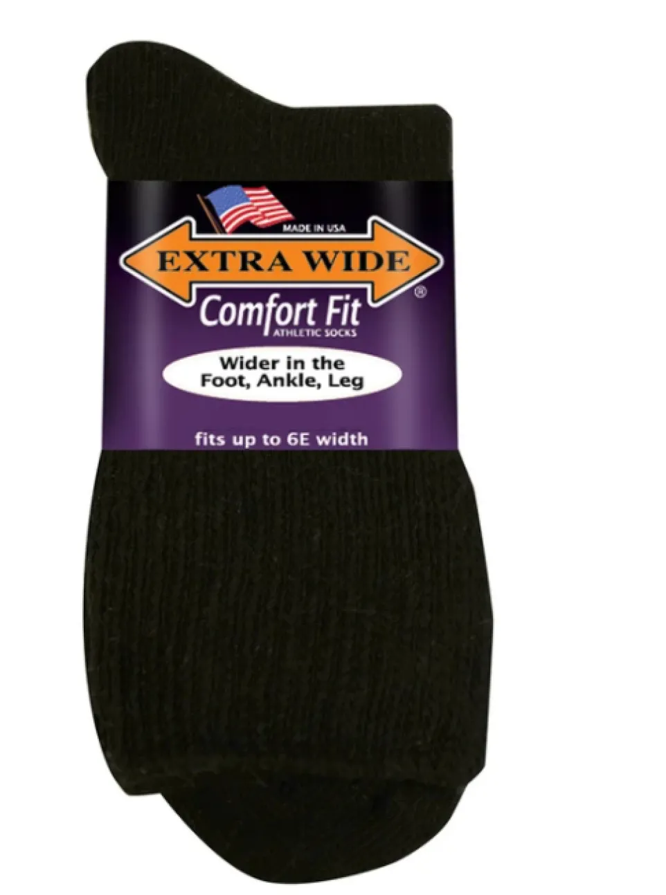 Men's Extra Wide 7500 Quarter Medical Socks