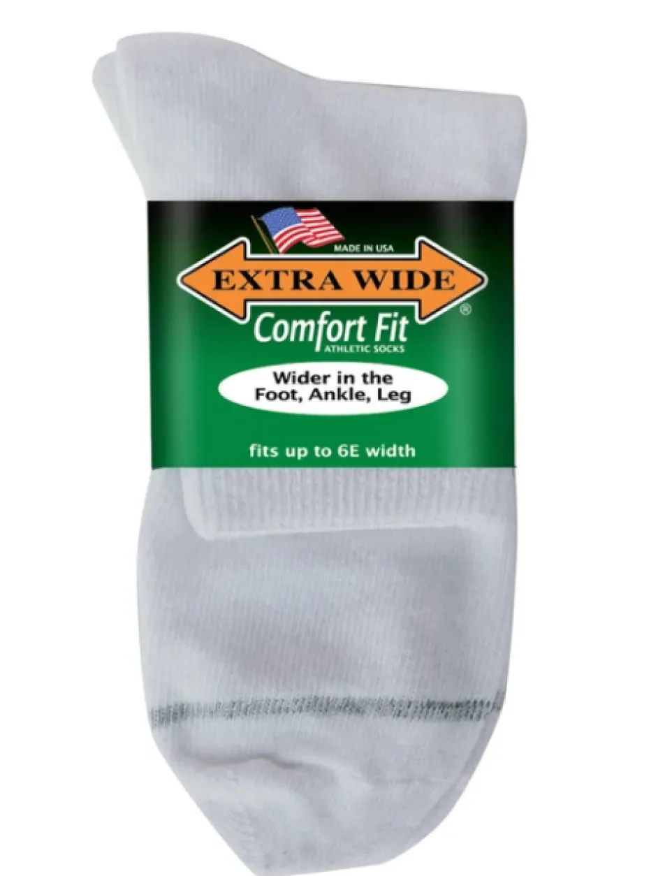 Men's Extra Wide 7500 Quarter Medical Socks