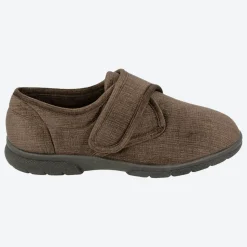 Mens Extra Wide Fit DB Hallam Slippers