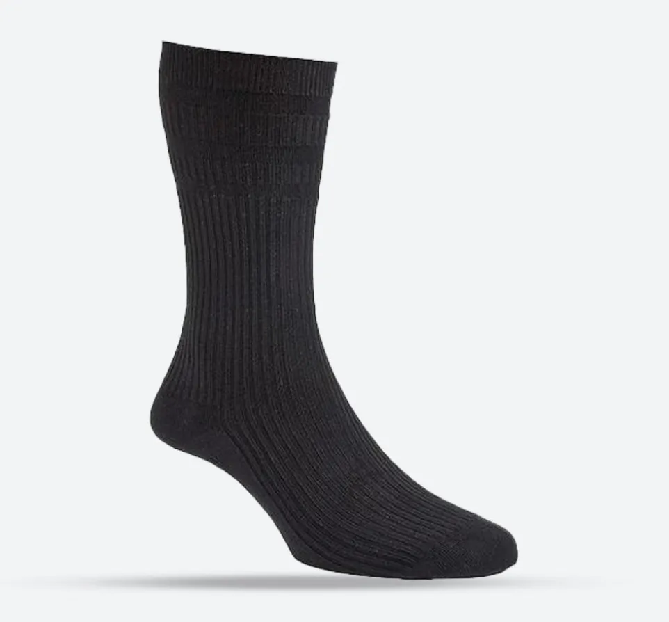 Mens Extra Wide Fit HJ Hall HJ91 Softop Cotton Socks