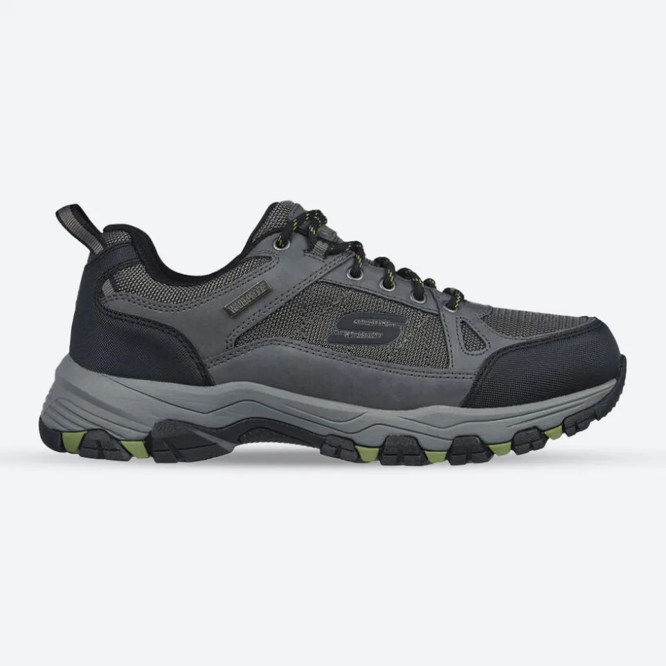 Men's Relaxed Fit Skechers Selmen Cormack - 204427 Hiking Trainers - Charcoal