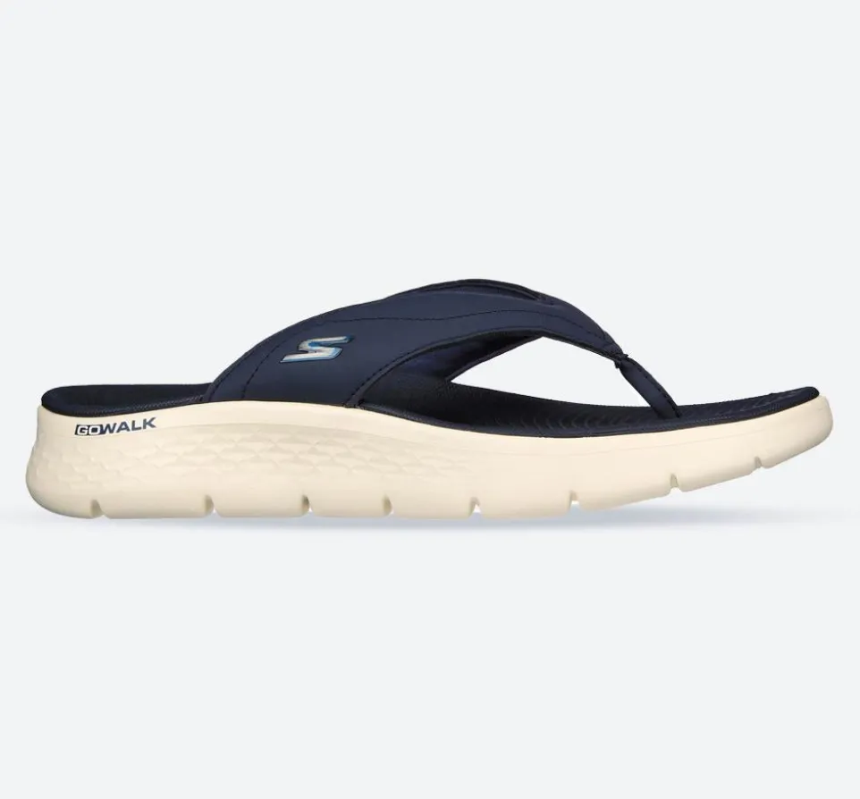 Men's Relaxed Fit Skechers 229202 Go Walk Flex Vallejo Sandals - Navy