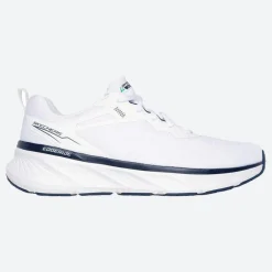 Men's Relaxed Fit Skechers 232836 Edgeride Exxo Trainers - White Navy