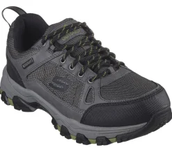 Men's Relaxed Fit Skechers Selmen Cormack - 204427 Hiking Trainers - Charcoal