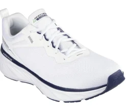 Men's Relaxed Fit Skechers 232836 Edgeride Exxo Trainers - White Navy