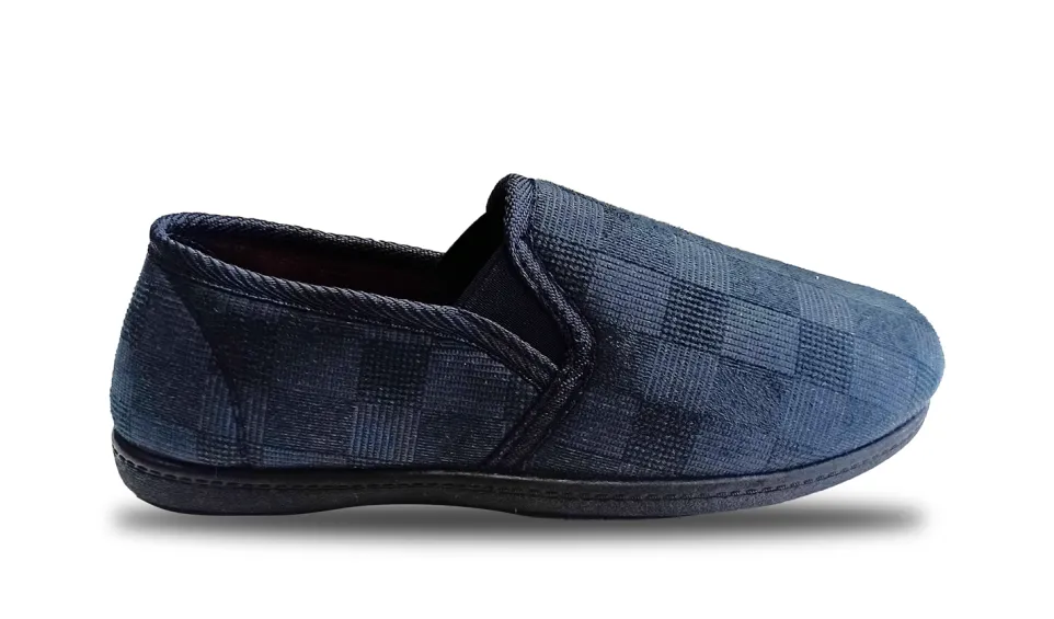 Mens Sleephhh Wide Fit Slip On House Slippers