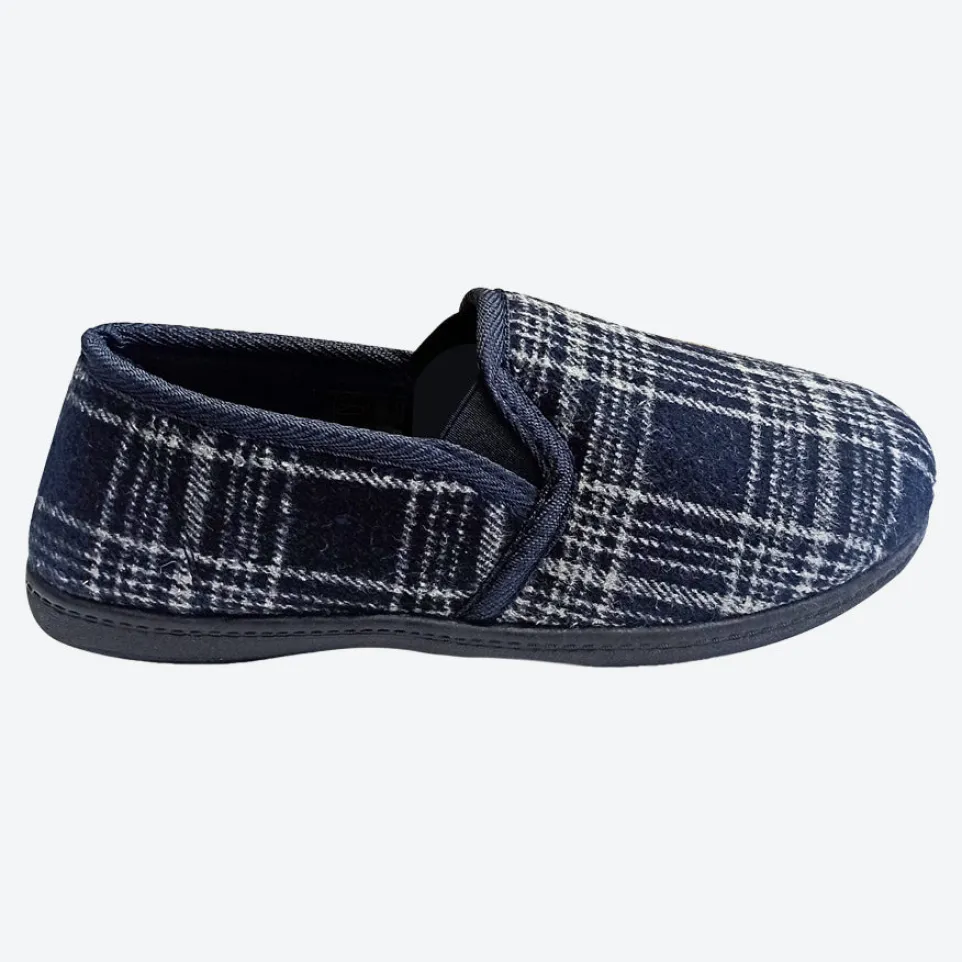 Mens Sleephhh Wide Fit Slip On House Slippers