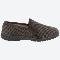 Men's Wide Fit DB Glen Slippers