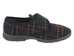Mens Wide Fit DB Tartan Slippers