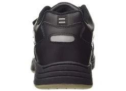 Mens Wide Fit Dek Arizona Trainers black and white
