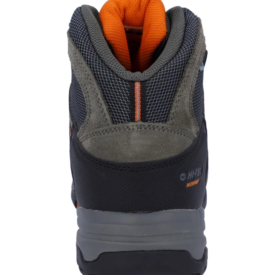 Men's Wide Fit Hi-Tec Bandera II Hiking Boots - Charcoal/Graphite