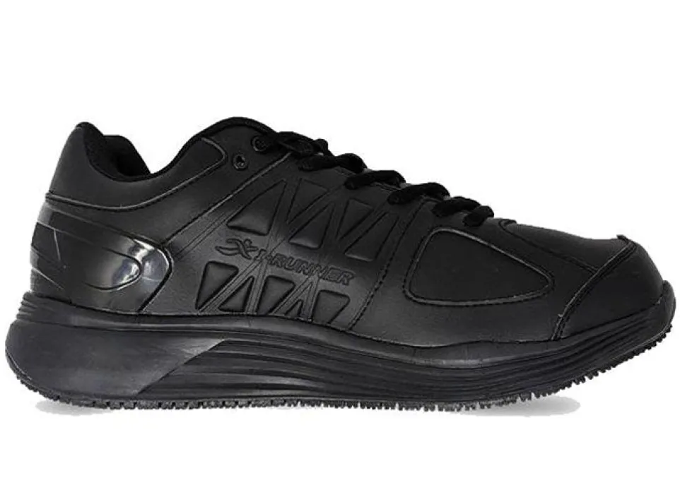 Mens Wide Fit I-Runner Pro Leather Trainers