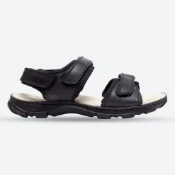 Mens Wide Fit James Leather Sandals by Tredd Well