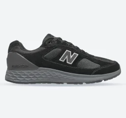 Mens Wide Fit New Balance MW1880 Walking Trainers - Black