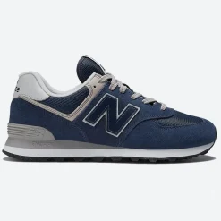 Men's Wide Fit New Balance  ML574EVN Running Trainers - Exclusive - Navy ENCAP
