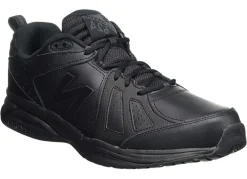 Mens Wide Fit New Balance 624V5 Black Trainers ABZORB
