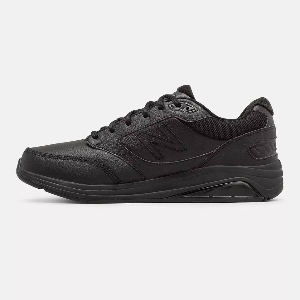Mens Wide Fit New Balance MW928BK3 Black Walking Rollbar Stability Trainers