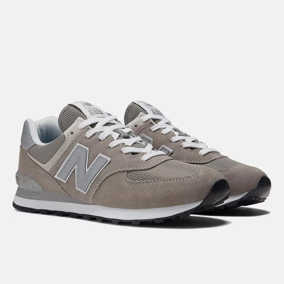 Men's Wide Fit New Balance ML574EVG Running Trainers - Exclusive - Grey ENCAP