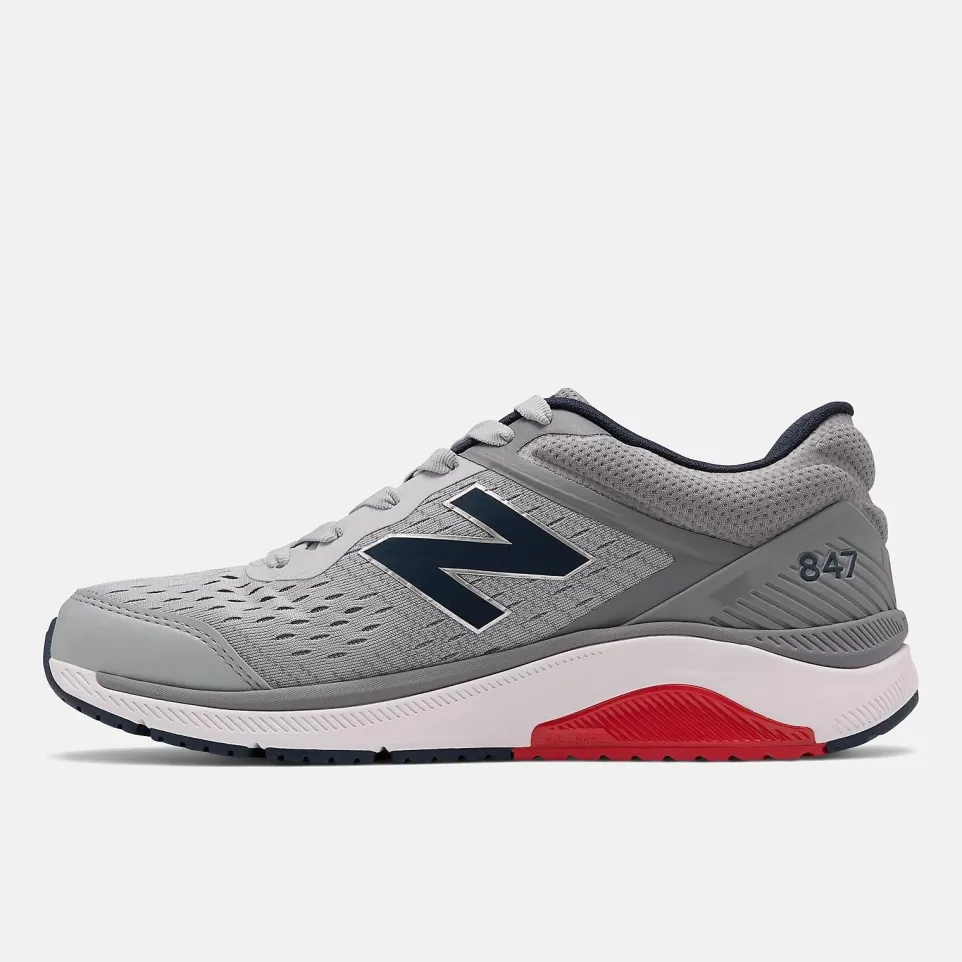 Mens Wide Fit New Balance MW847LG4 Walking Rollbar Stability Trainers - Exclusive