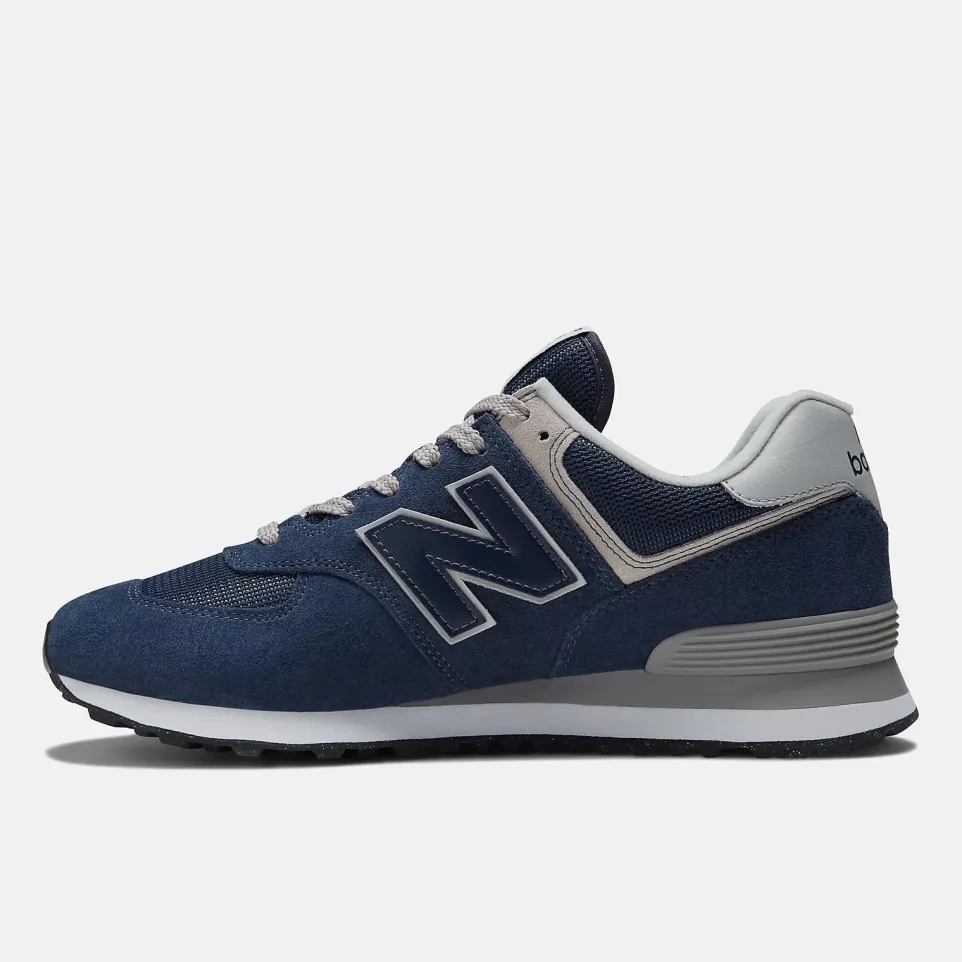Men's Wide Fit New Balance ML574EVN Running Trainers - Exclusive - Navy ENCAP