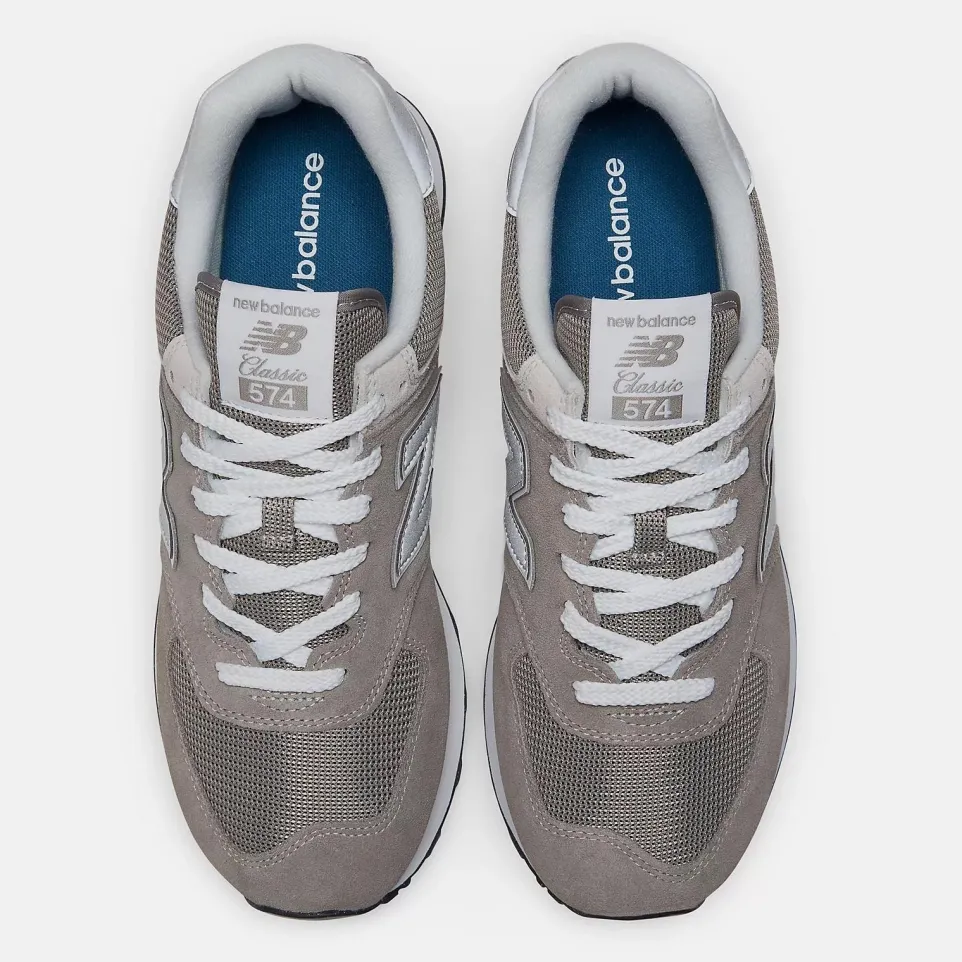 Men's Wide Fit New Balance ML574EVG Running Trainers - Exclusive - Grey ENCAP
