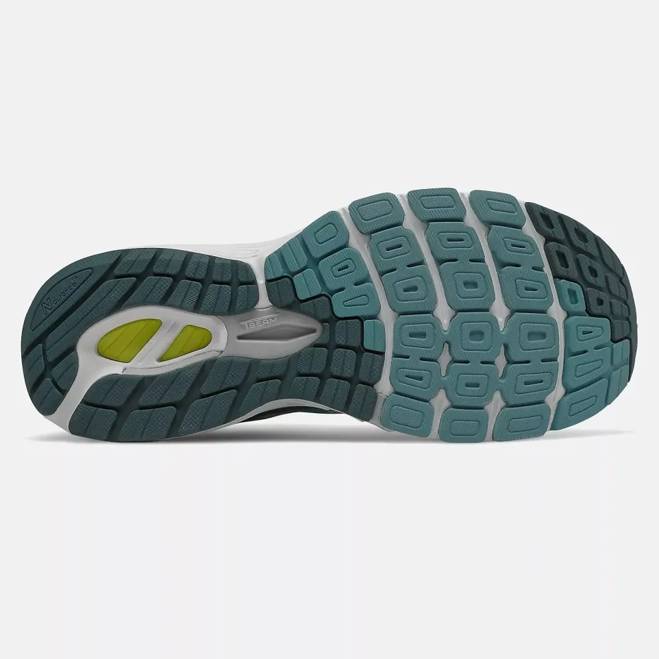 Men's Wide Fit New Balance MVYGOLY2 Vaygo Running Trainers - Green/Yellow