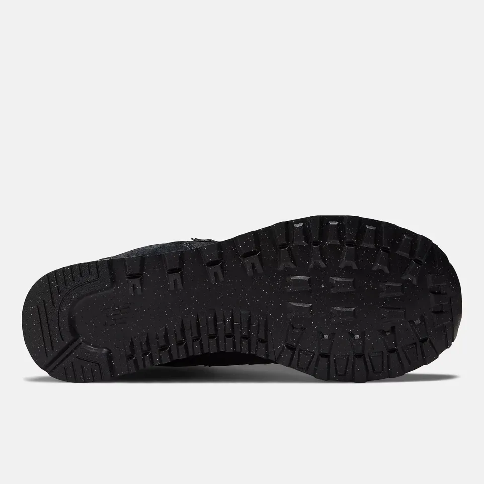 Men's Wide Fit New Balance ML574EVE Running Trainers - Exclusive - Black