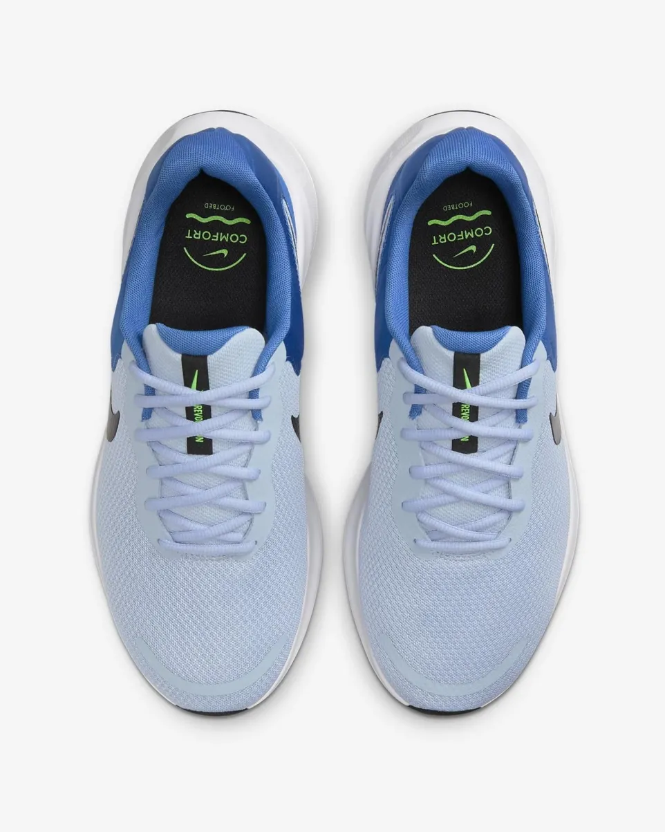 Men's Wide Fit Nike FB8501-402 Revolution 7 Running Trainers