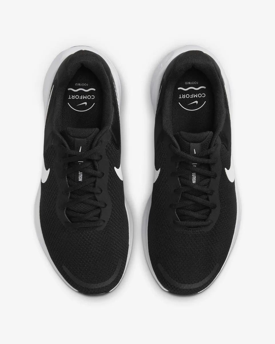 Men's Wide Fit Nike FB8501-002 Revolution 7 Running Trainers