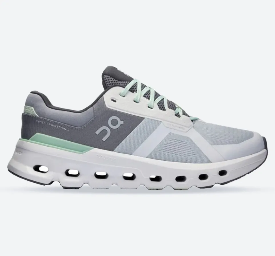Men's Wide Fit On Cloudrunner 2 Training Shoes - Glacier/Sage