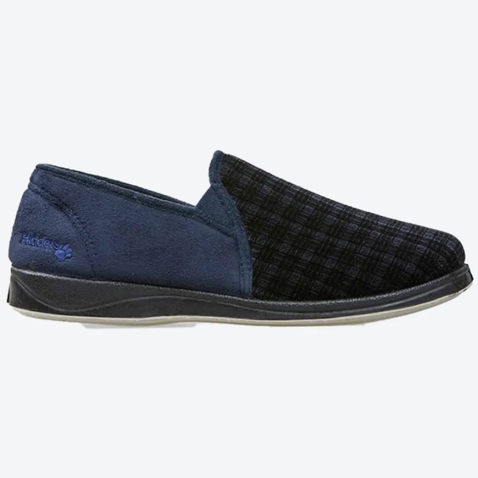 Mens Wide Fit Padders Albert Slip On Slippers
