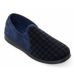 Mens Wide Fit Padders Albert Slip On Slippers