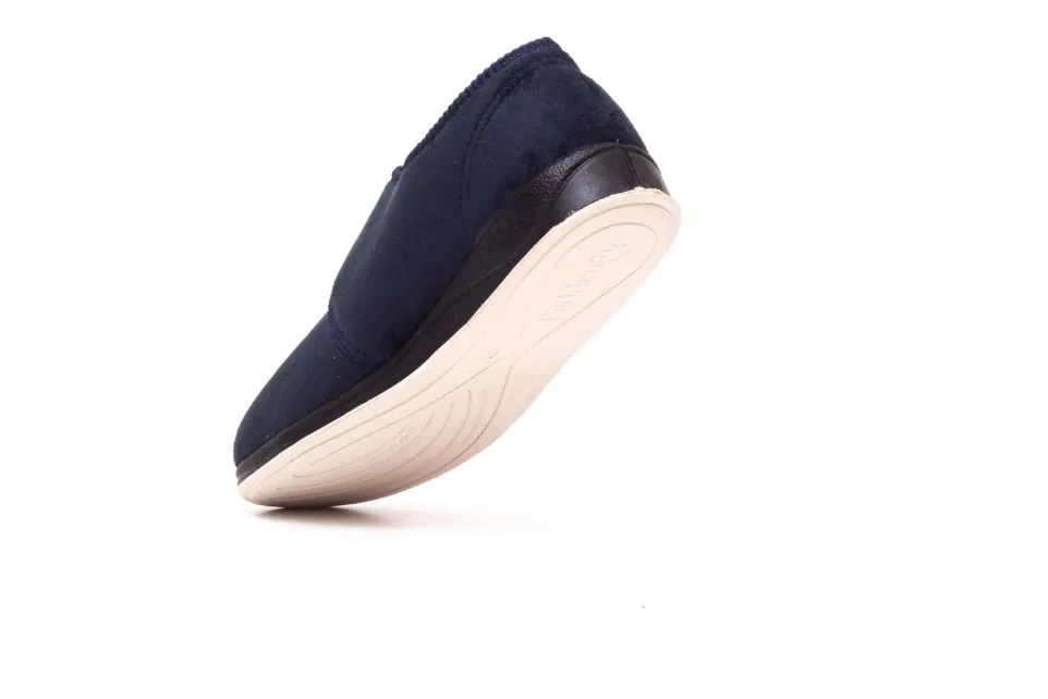 Mens Wide Fit Padders Charles Velcro Slipper