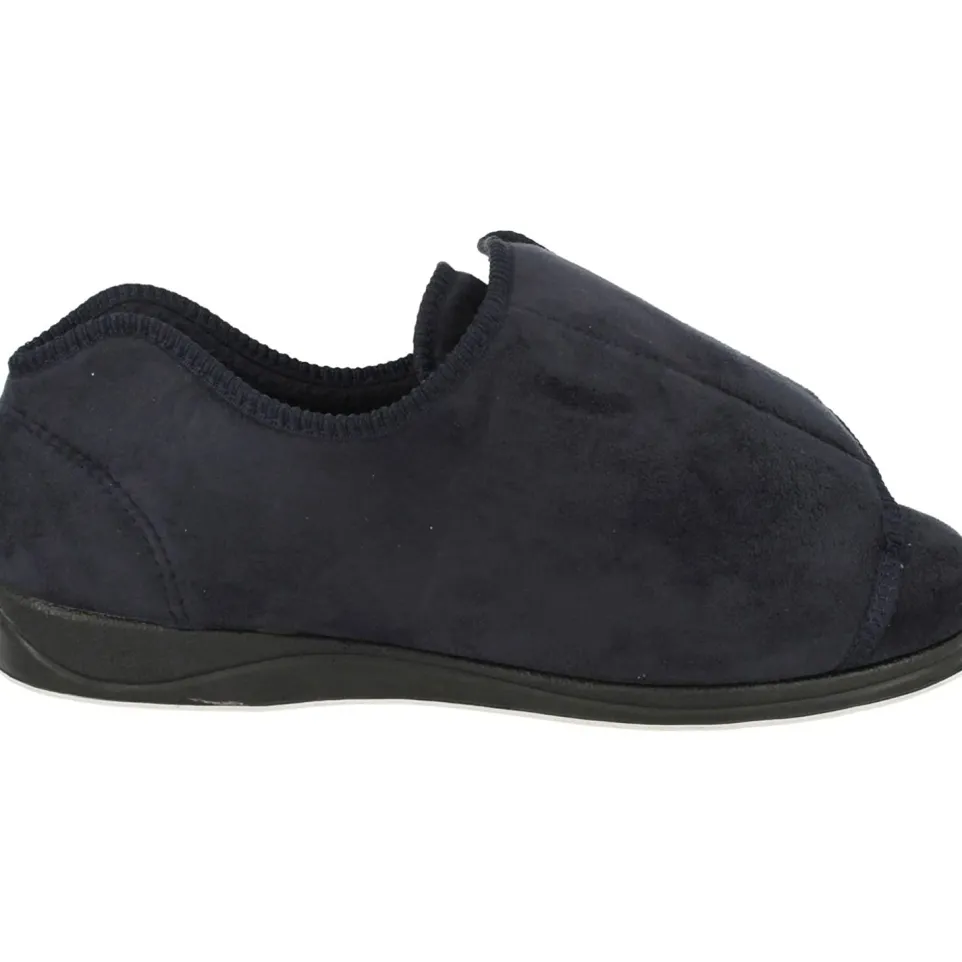 Mens Wide Fit Padders Peter Slippers - Ultra Wide