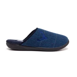 Mens Wide Fit Padders Stag Mule Slippers