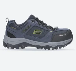 Men's Wide Fit Safety Skechers 77183EC Greetah Lace Up Hiker Composite Toe Trainers
