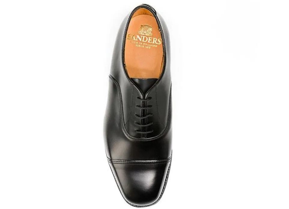 Mens Wide Fit Sanders Oxford Shoes
