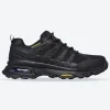 Men's Wide Fit Skechers 237214 Air Envoy Water Repellent outdoor Walking Trainers - Black
