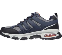 Men's Wide Fit Skechers 237214 Air Envoy Water Repellent outdoor Walking Trainers - Navy/Grey