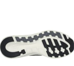 Men's Wide Fit Skechers 232701 Arch Fit 2.0 Road Wave Walking Trainers - Black