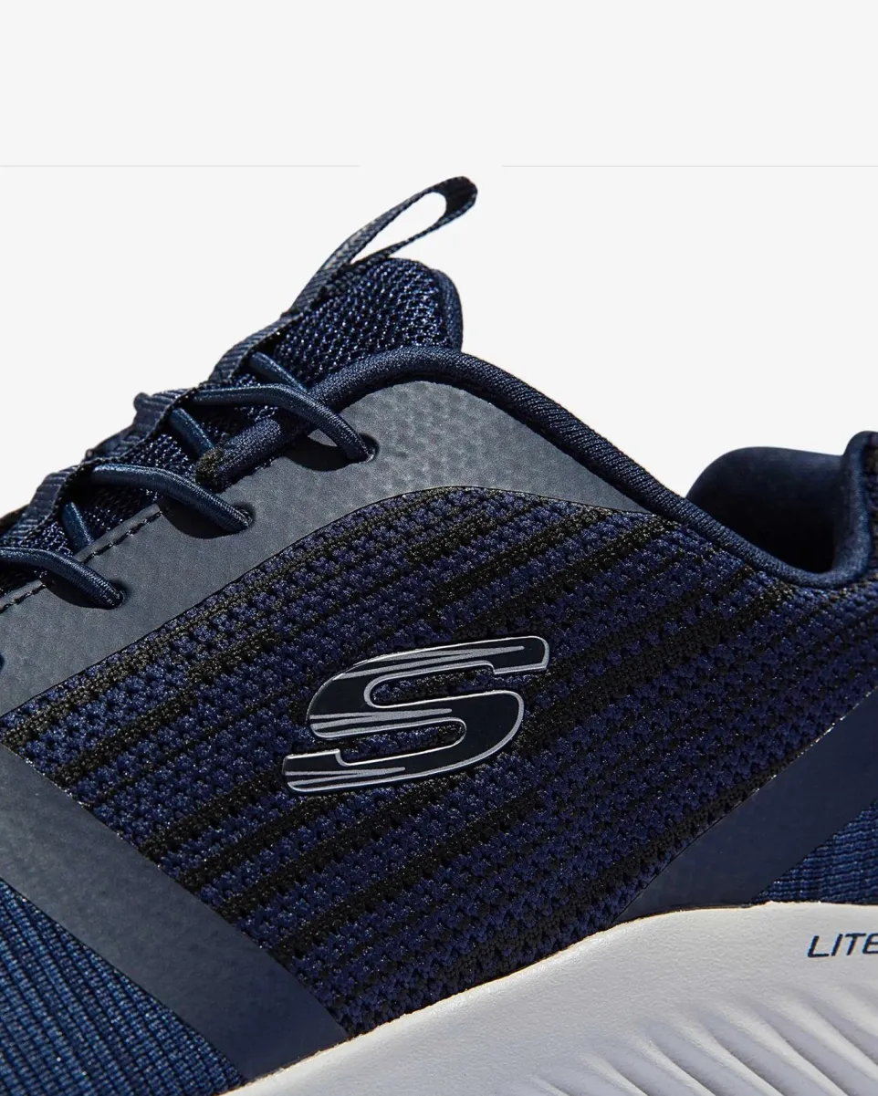 Men's Wide Fit Skechers 52504 Bounder Walking Trainers