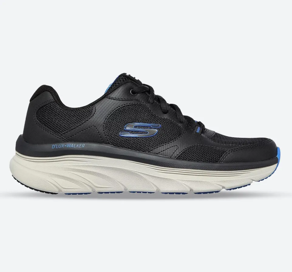 Men's Wide Fit Skechers 232260 D'lux Mainstream Walking Trainers