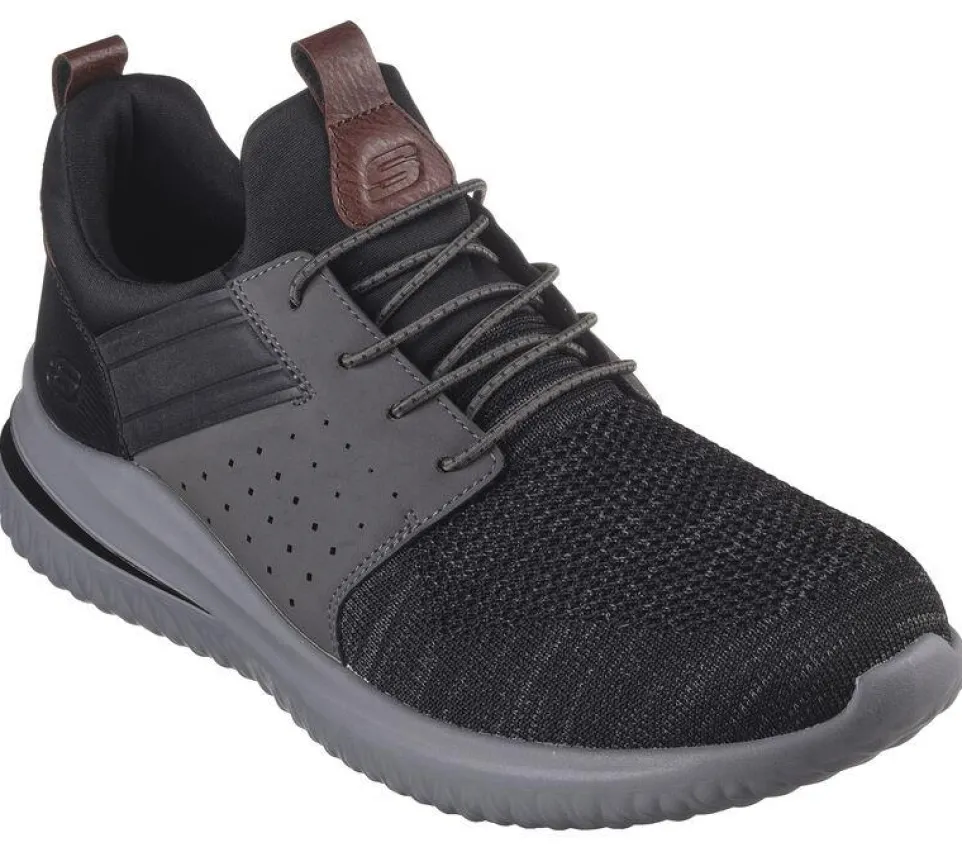 Men's Wide Fit Skechers 210238 Delson 3.0 Cicada Walking Trainers