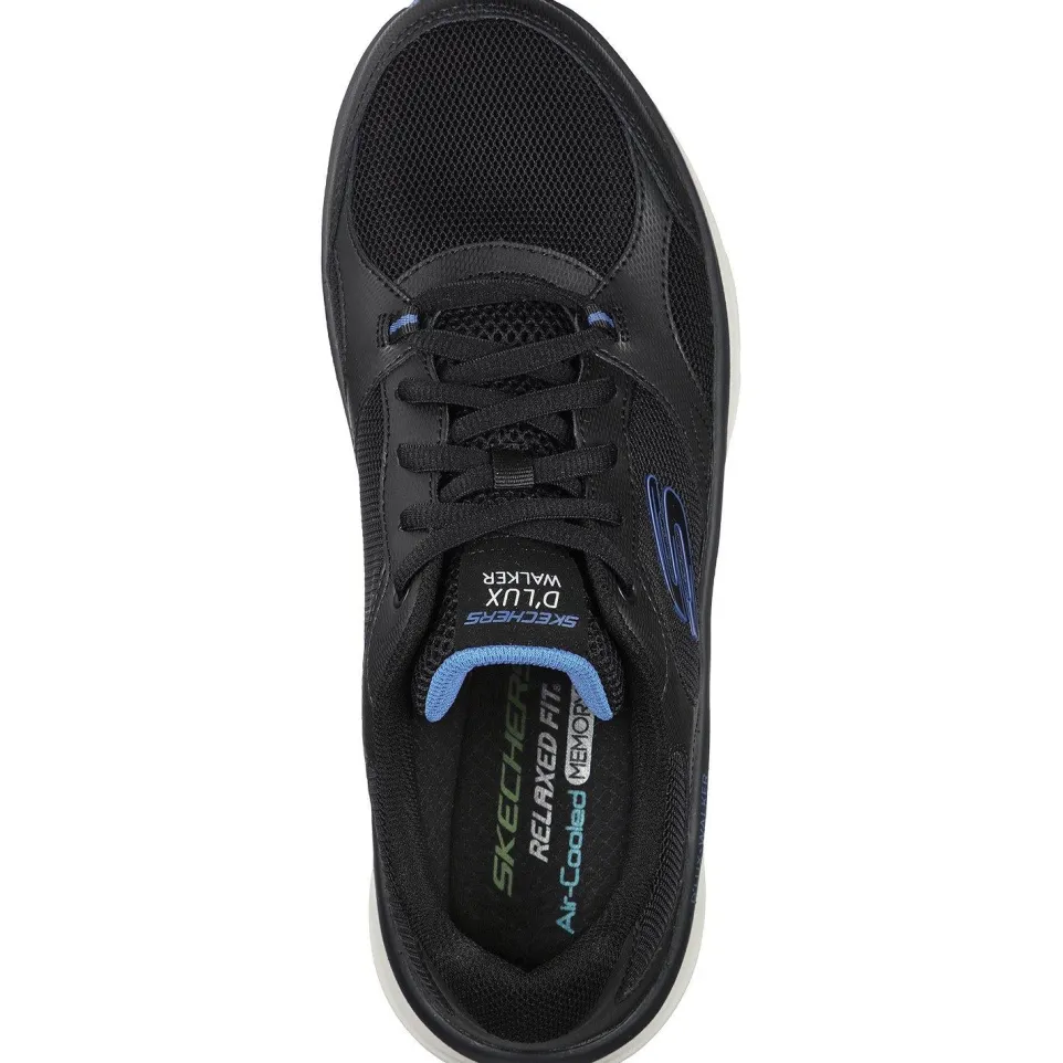 Men's Wide Fit Skechers 232260 D'lux Mainstream Walking Trainers