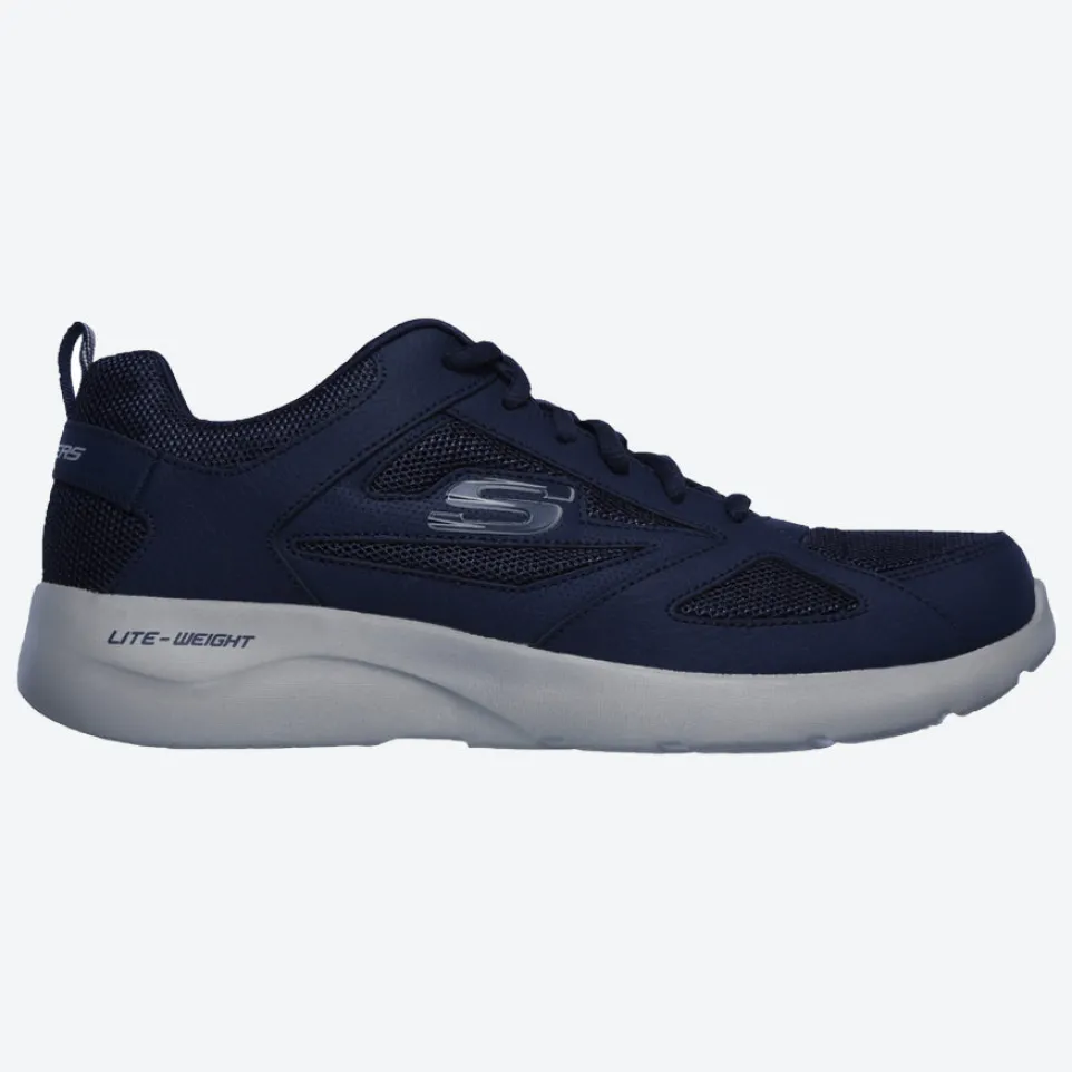 Men's Wide Fit Skechers 58363 Dynamight 2.0 Fallford Trainers