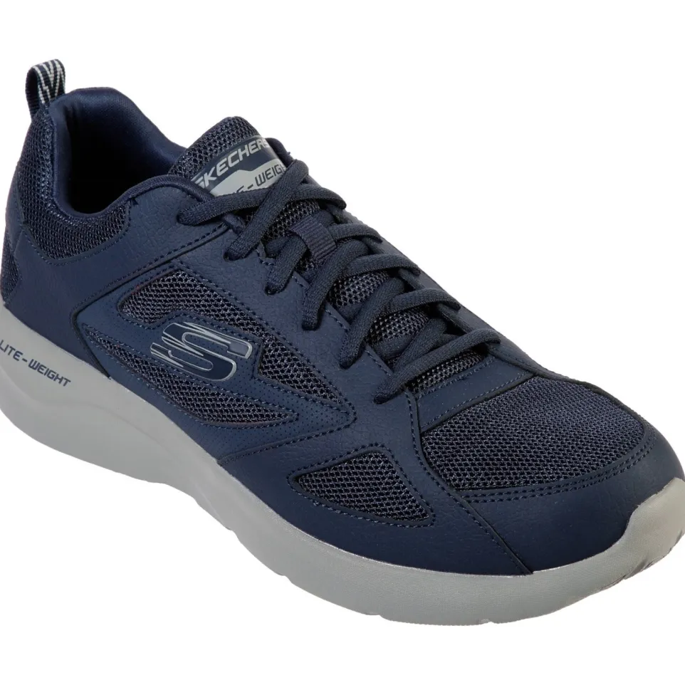 Men's Wide Fit Skechers 58363 Dynamight 2.0 Fallford Trainers