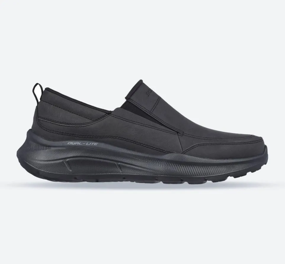Men's Wide Fit Skechers 232517 Equalizer 5.0 Harvey Trainers - Black