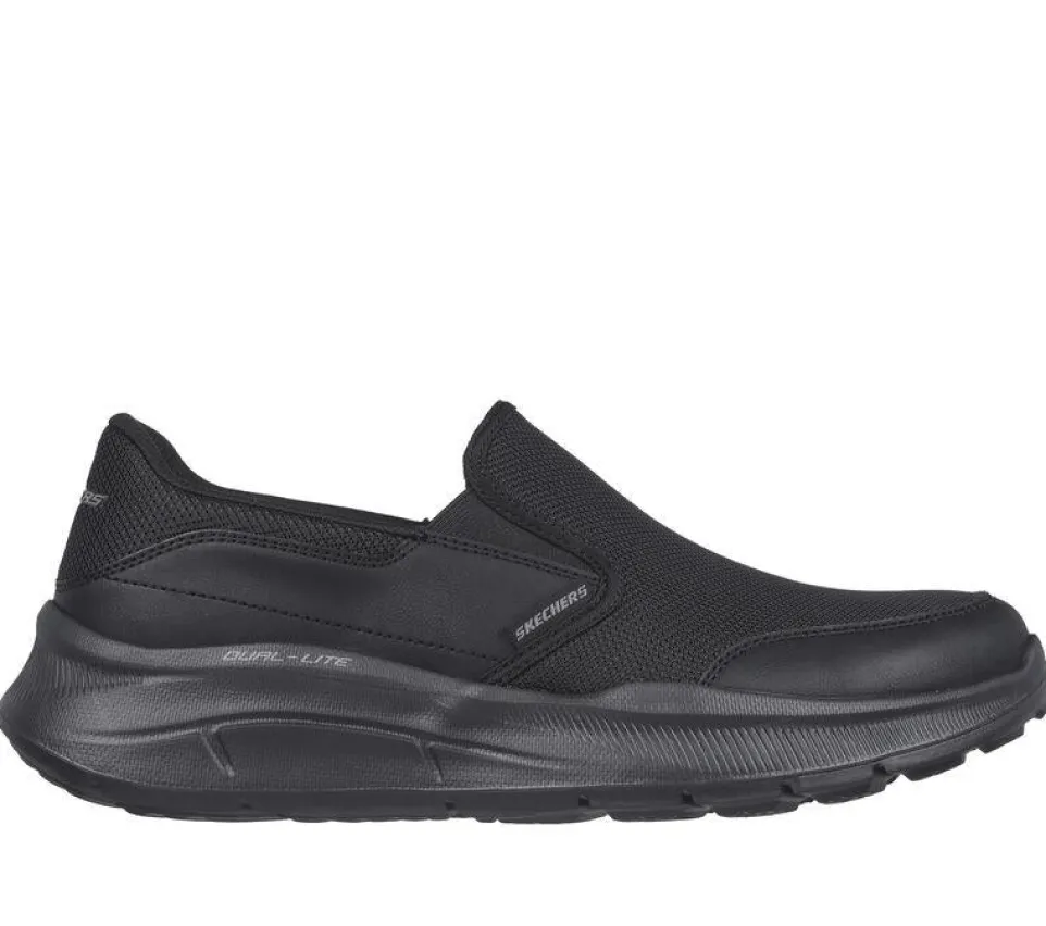 Men's Wide Fit Skechers 232515 Equalizer 5.0 Persistable Trainers - Black