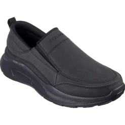 Men's Wide Fit Skechers 232517 Equalizer 5.0 Harvey Trainers - Black